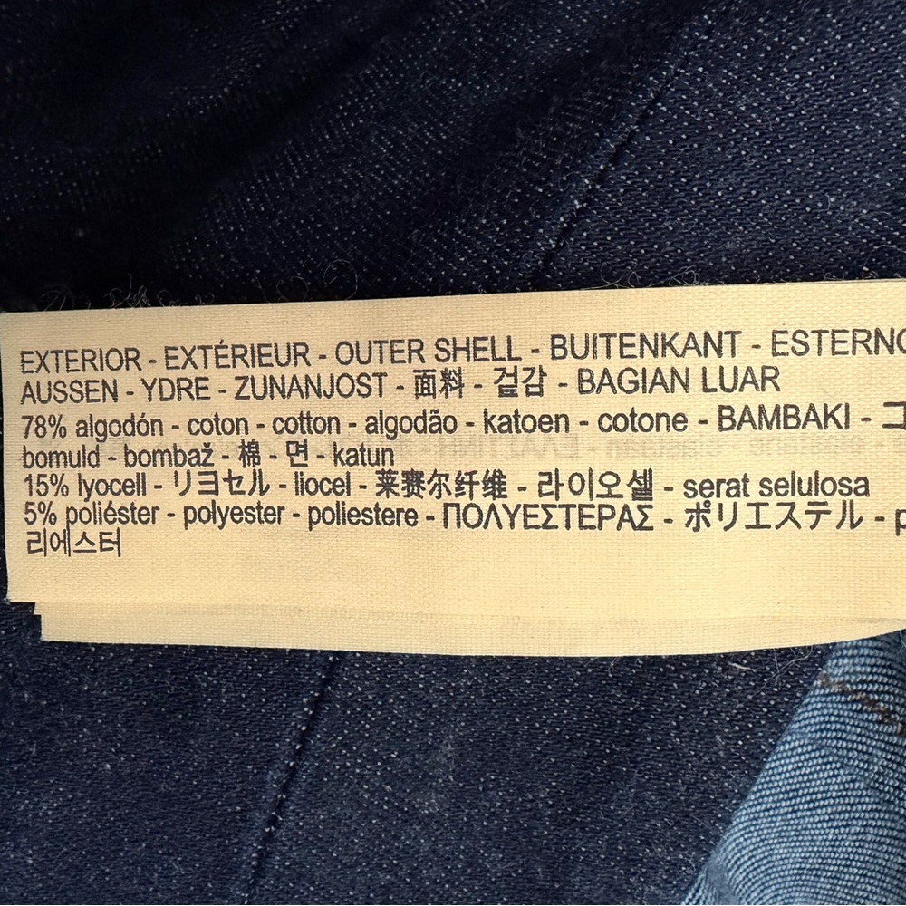 Massimo Dutti Button-Through Denim Skirt - Picture 9 of 9